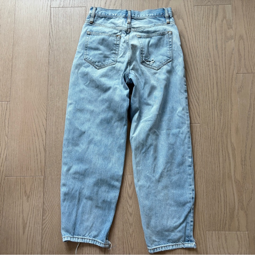 Frame Denim ultra high rise Barrel leg jeans size 26, color CLASH - Picture 5 of 12